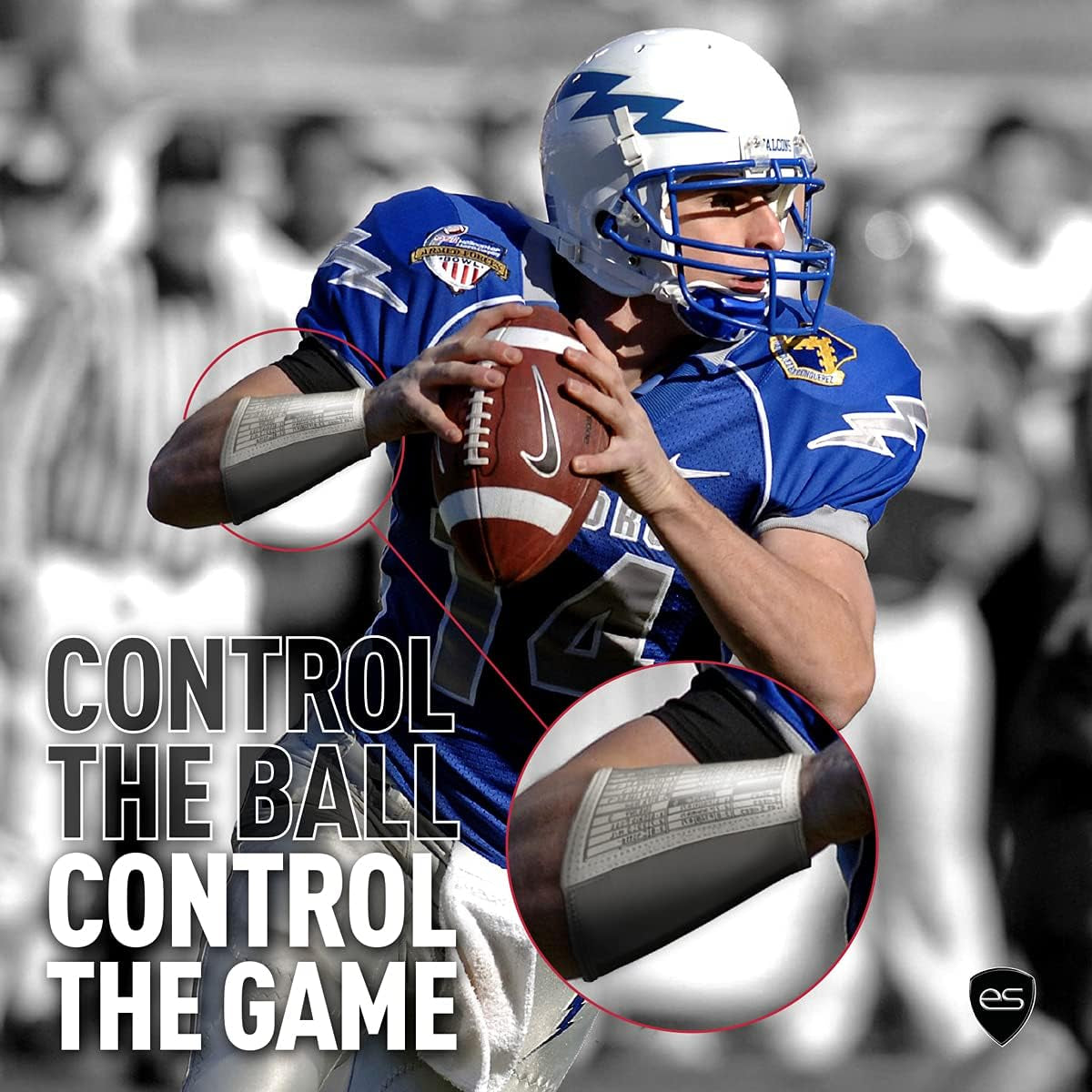 Wrist Coach - Football QB Wristband for Plays, Quarterback Playbook - Arm Sleeve for Baseball, Softball Signs 3 Sheets