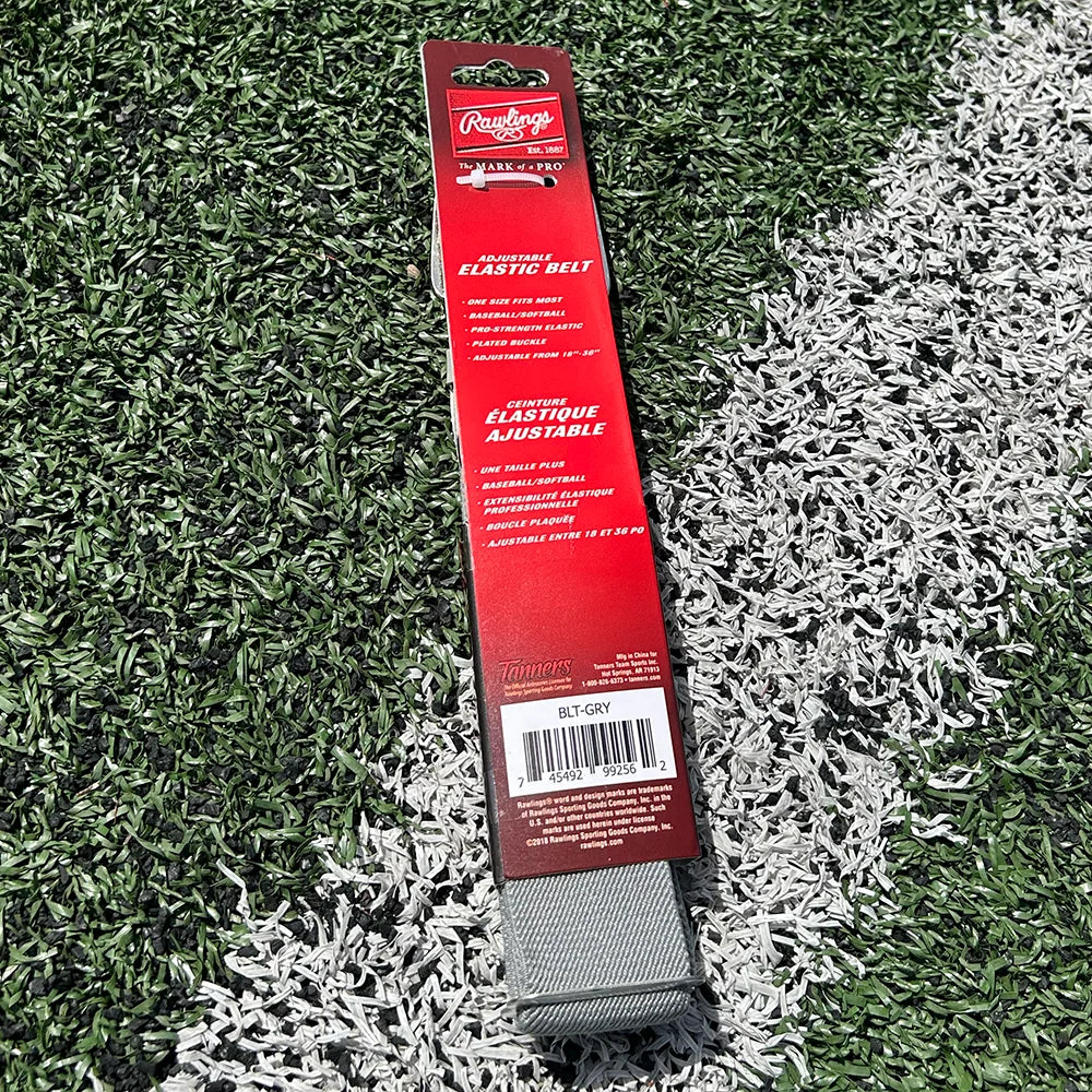 Adjustable Baseball Softball Pant Belt, Gray