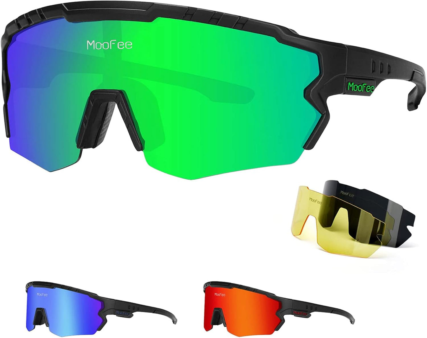 Cycling Glasses Sports Polarized Sunglasses for Men Women Riding Fishing Golf Baseball Running Glasses
