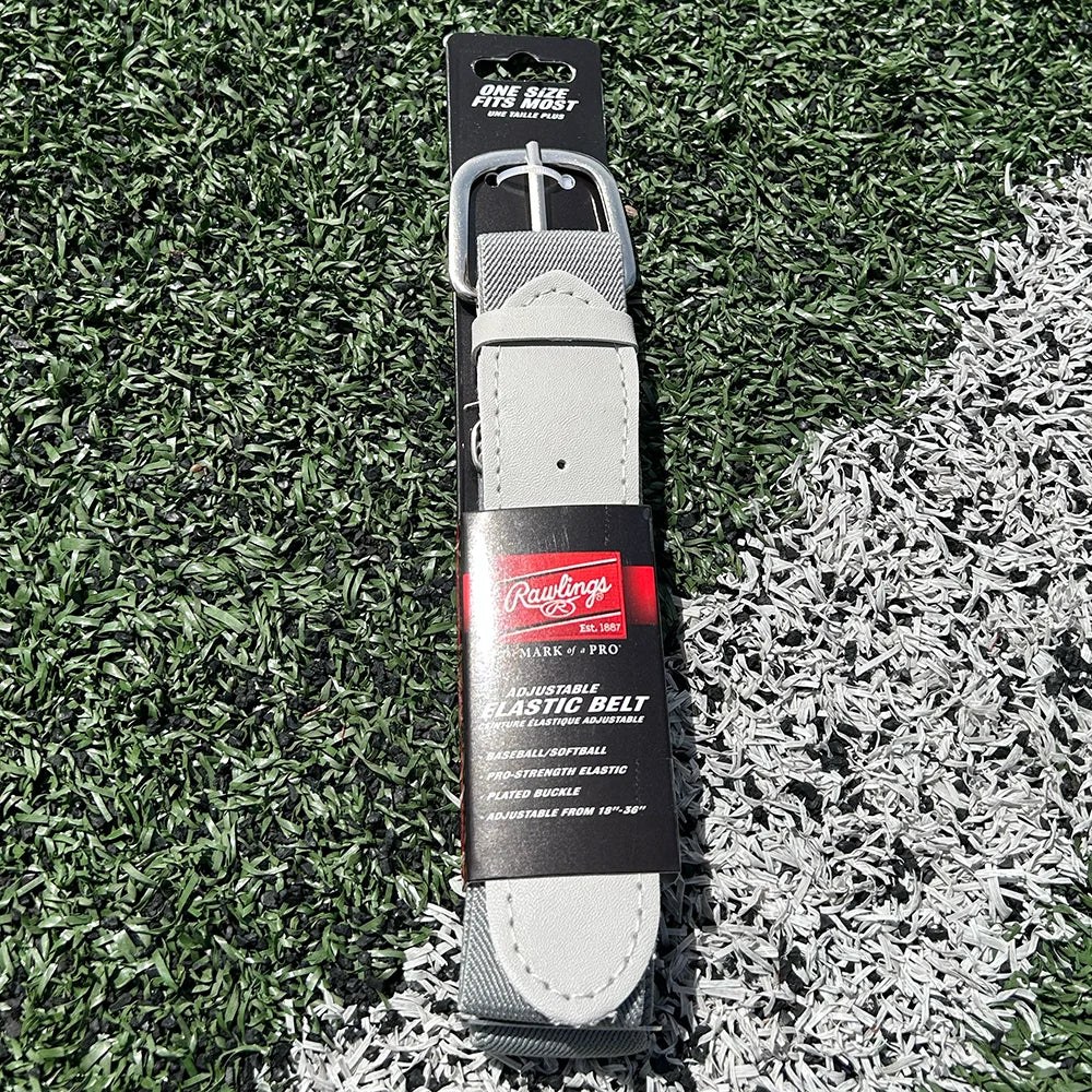 Adjustable Baseball Softball Pant Belt, Gray