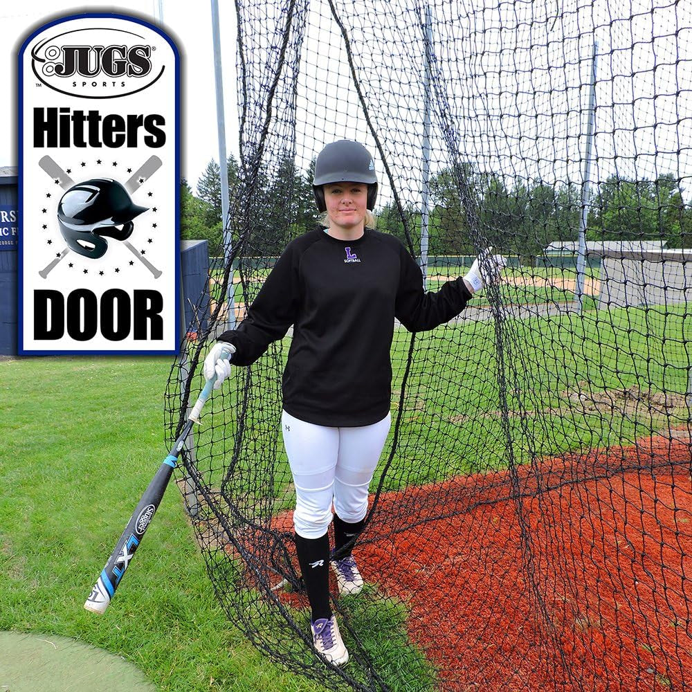 Batting Cage Nets: #60 Twisted Knotted Black Polyethylene. Heavy Duty, Commercial Grade