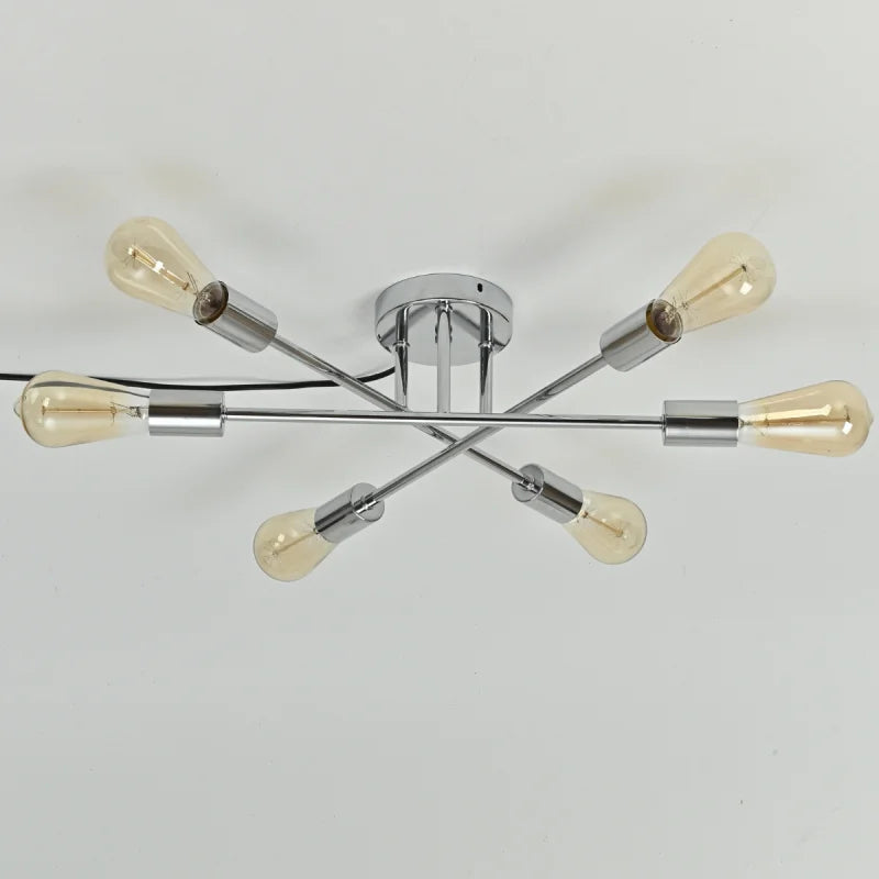 Home Lighting Ceiling Lights Fixture Semi Flush Mount Ceiling Lamps Brushed Antique Gold Lighting Home Decor Light Fixtures