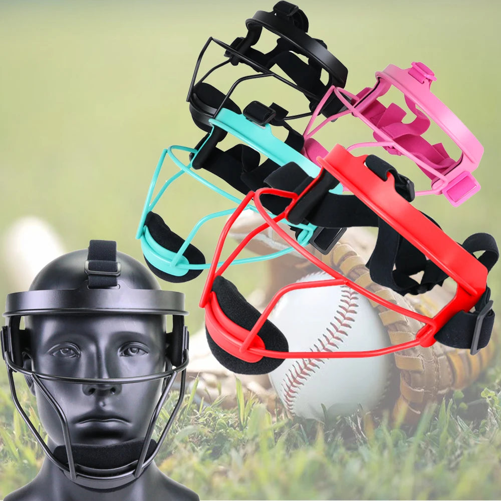 Softball Face Mask Durable Defensive Softball Fielder'S Mask Lightweight Girls Women Protective Softball Infielder'S Face Shield