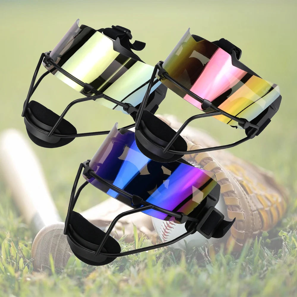 Softball Face Mask Durable Defensive Softball Fielder'S Mask Lightweight Girls Women Protective Softball Infielder'S Face Shield