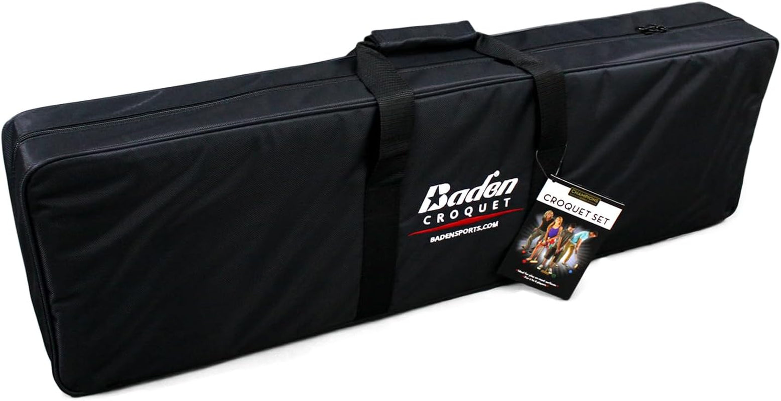 6-Player Champions Croquet Set with Soft Grip Handles Medium