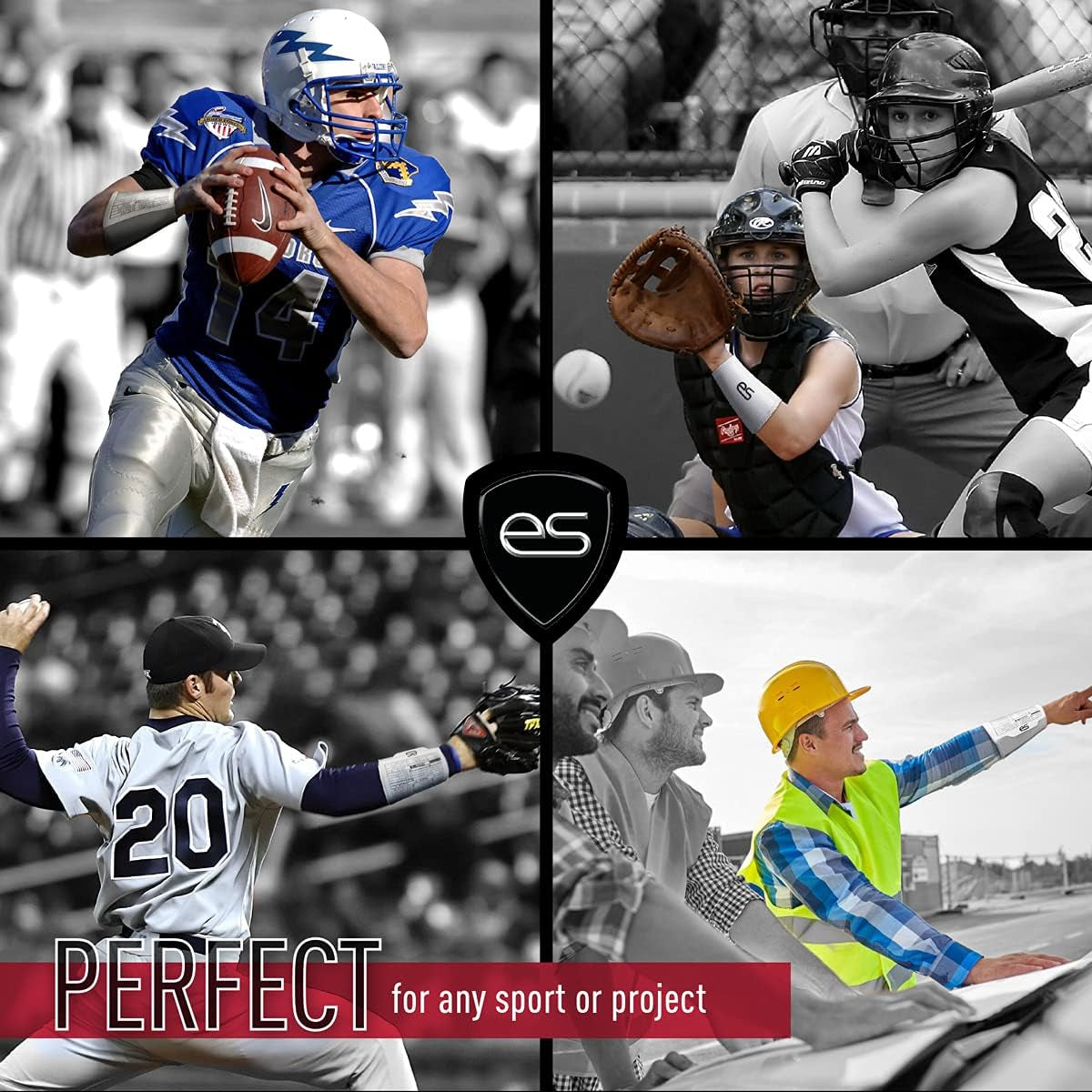 Wrist Coach - Football QB Wristband for Plays, Quarterback Playbook - Arm Sleeve for Baseball, Softball Signs 3 Sheets