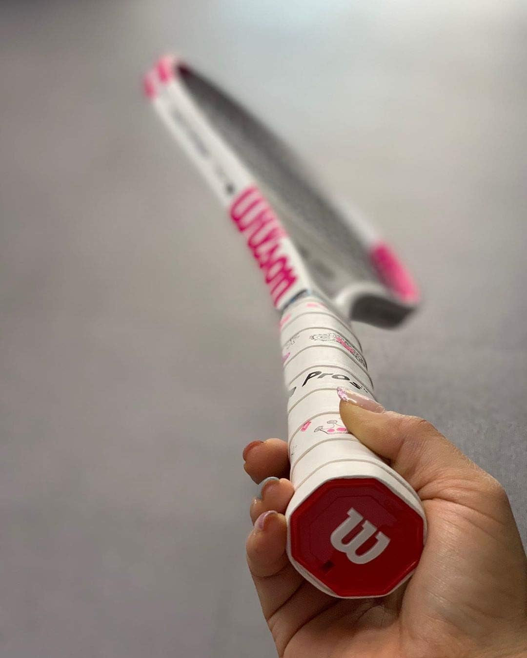 Tennis Racket Grip Tape (6 Grips) Precut & Dry Feel Tennis Grip Designer Overgrip for High Performance