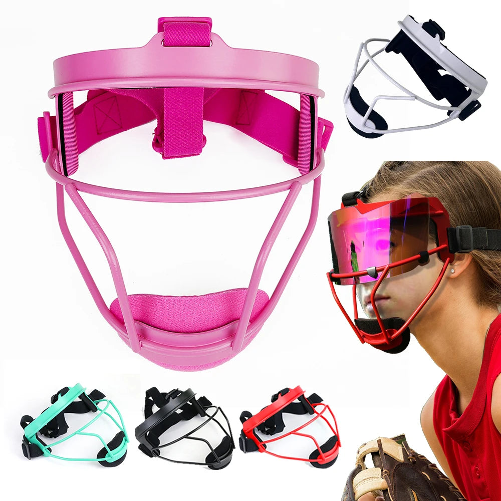 Defense Softball Fielder'S Mask Softball Visor Face Mask Baseball Lightweight Protective Sport Equipment for Adluts&Youth