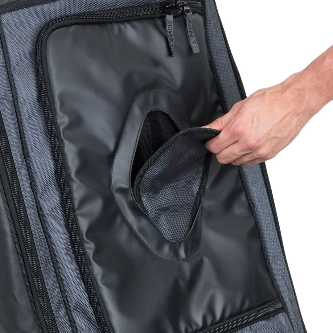 Cadet and Catcher Bag with Wheels and 14 Different Pockets- Softball & Baseball Catchers Bag - Youth Players & Coaches Equipment Gear Bag