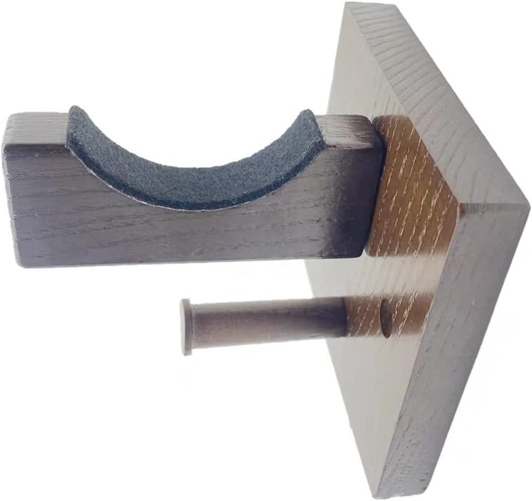 3-In-1 Wooden Baseball Bat Holder Stand, Softball Display Rack, Baseball Gloves Wall Hanger (Brown)