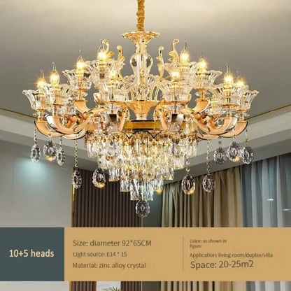 Crystal Chandelier Living Dining Room Ceiling Chandelier Bedroom Pendant Light Home Lighting Hanging Lamps for Ceiling