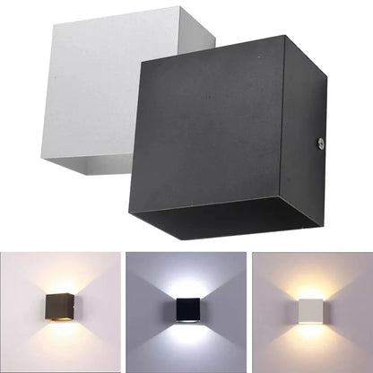 Cube COB LED Indoor Lighting Wall Lamp Modern Home Lighting Decoration Sconce Aluminum Lamp 6W 85-265V for Bedside Aisle