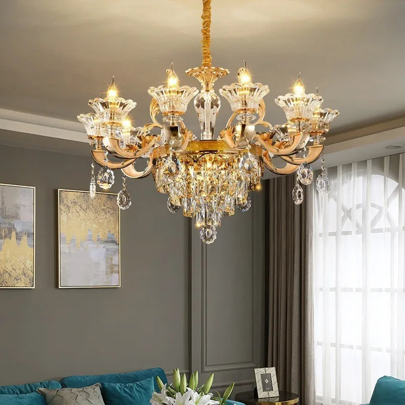 Crystal Chandelier Living Dining Room Ceiling Chandelier Bedroom Pendant Light Home Lighting Hanging Lamps for Ceiling