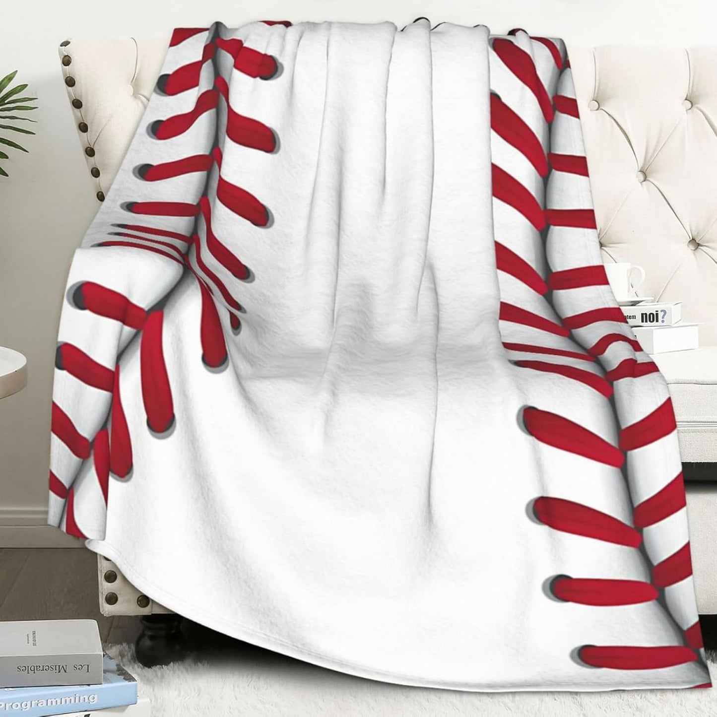 Baseball Blanket Baseball Gifts for Boys 8-12 Baseball Team Coach Gifts Fleece Throw Blanket Kids Men Baseball Lover for Birthday Christmas(40"X50", Baseball)