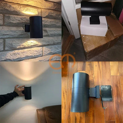 Black Gray up down Outdoor Wall Light 6W 10W 18W 30W 36W Porch Garden Waterproof Home Lighting Outdoor ZBW0015