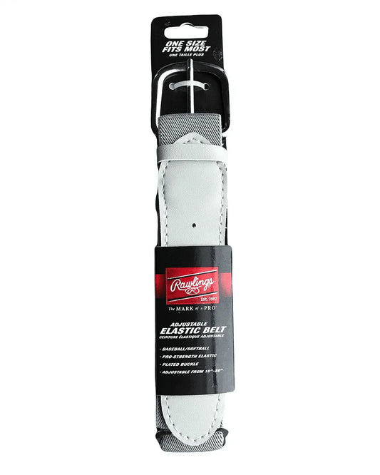 Adjustable Baseball Softball Pant Belt, Gray