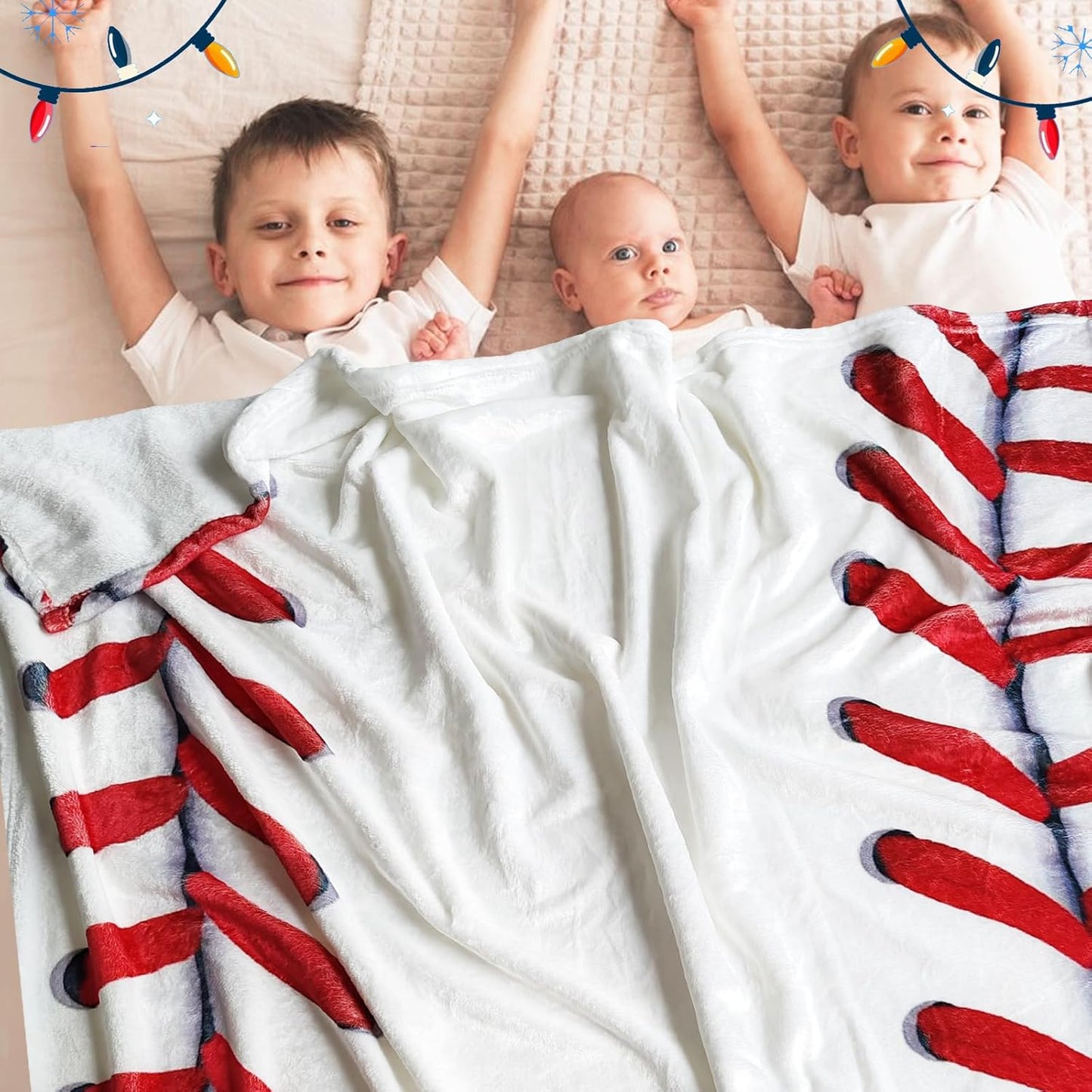 Baseball Blanket Baseball Gifts for Boys 8-12 Baseball Team Coach Gifts Fleece Throw Blanket Kids Men Baseball Lover for Birthday Christmas(40"X50", Baseball)