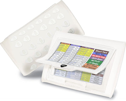Wrist Coach - Football QB Wristband for Plays, Quarterback Playbook - Arm Sleeve for Baseball, Softball Signs 3 Sheets