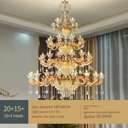 Crystal Chandelier Living Dining Room Ceiling Chandelier Bedroom Pendant Light Home Lighting Hanging Lamps for Ceiling